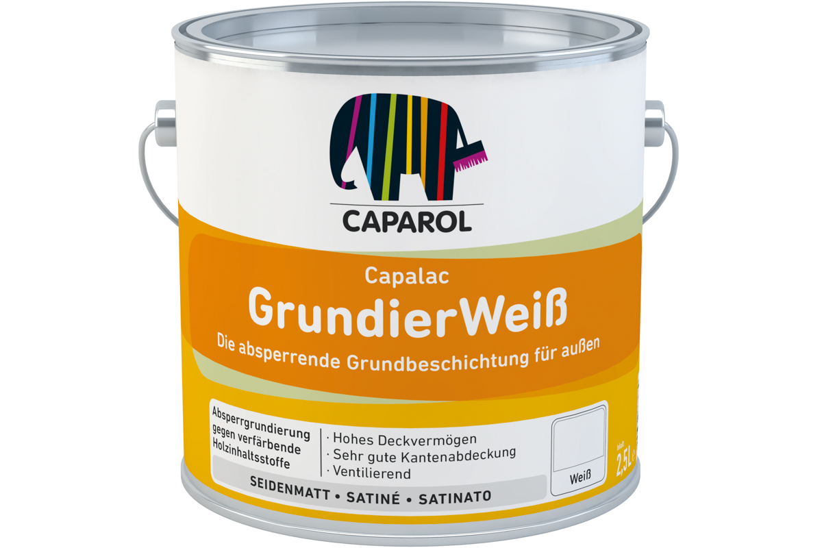 Capamix Grundierweiß Grundpr. 2,5 lt ClMix Farbton